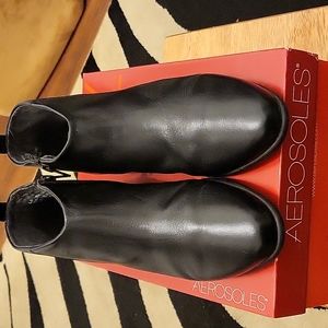 Aerosols,  Black Booties,  Size 10M